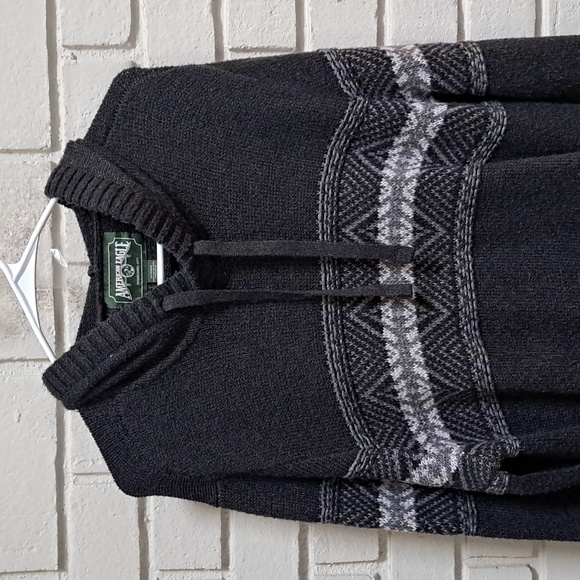 American Eagle Dark Gray Hooded Pocket Heavy Sweater. Size XL - Picture 2 of 9